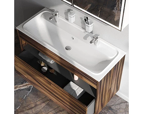 Купить Тумба темное дерево 120 см Am.Pm Func M8FFUX1201OF в магазине сантехники Santeh-Crystal.ru