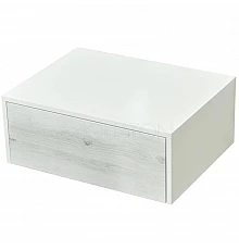 Тумба белый глянец/ольха наварра 60,4 см Акватон Сакура 1A220403SKW80