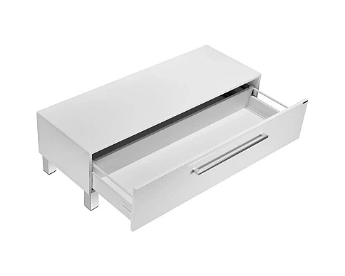 Приобрести Тумба белый глянец 119,8 см Акватон Мадрид 1A168803MA010 в магазине сантехники Santeh-Crystal.ru