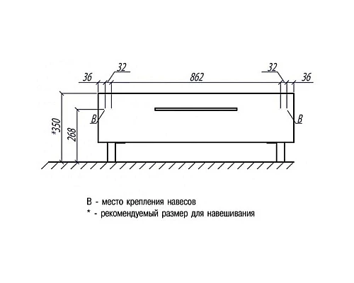 Приобрести Тумба белый глянец 99,7 см Акватон Мадрид 1A127903MA010 в магазине сантехники Santeh-Crystal.ru