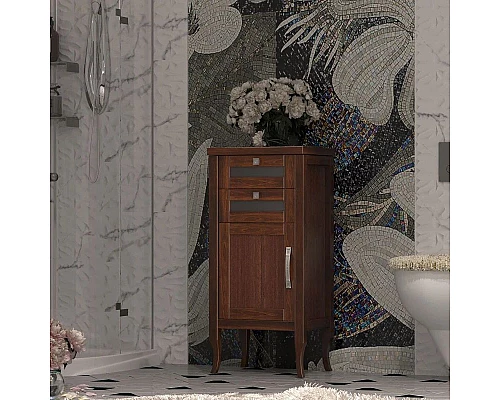 Приобрести Тумба напольная светлый орех 44 см L Opadiris Мираж 00-00000047 в магазине сантехники Santeh-Crystal.ru