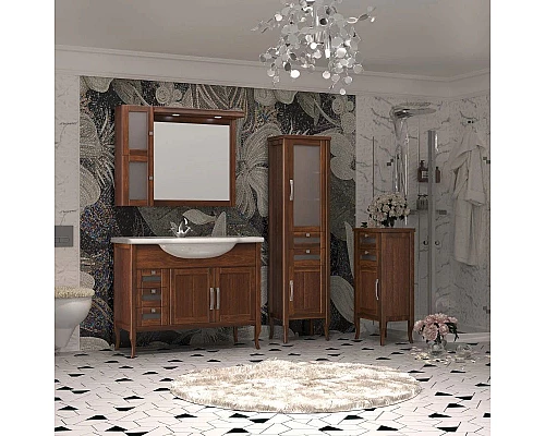 Приобрести Тумба напольная светлый орех 44 см L Opadiris Мираж 00-00000047 в магазине сантехники Santeh-Crystal.ru