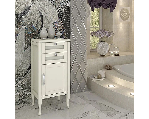 Заказать Тумба напольная слоновая кость 44 см R Opadiris Мираж 00-00000046 в магазине сантехники Santeh-Crystal.ru