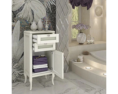 Заказать Тумба напольная слоновая кость 44 см R Opadiris Мираж 00-00000046 в магазине сантехники Santeh-Crystal.ru