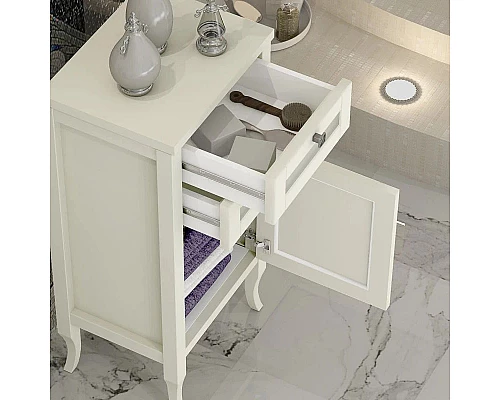 Заказать Тумба напольная слоновая кость 44 см R Opadiris Мираж 00-00000046 в магазине сантехники Santeh-Crystal.ru