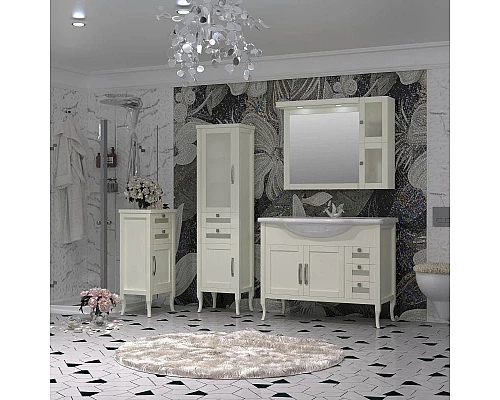 Заказать Тумба напольная слоновая кость 44 см R Opadiris Мираж 00-00000046 в магазине сантехники Santeh-Crystal.ru