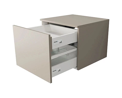 Приобрести Тумба бежевый 50 см Velvex Unique Unit tpUNI.50.H40.Y.VY-215 в магазине сантехники Santeh-Crystal.ru