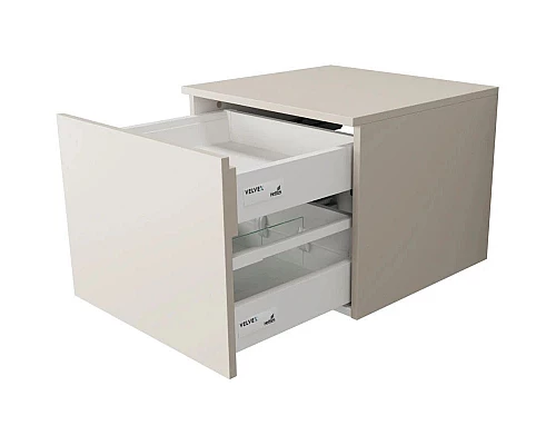 Купить Тумба шампань 50 см Velvex Unique Unit tpUNI.50.H40.Y.VY-221 в магазине сантехники Santeh-Crystal.ru