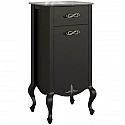 Тумба черный матовый 48,6 см R Caprigo Bourget 11065R-B042