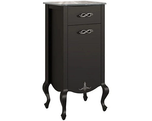 Заказать Тумба черный матовый 48,6 см R Caprigo Bourget 11065R-B042 в магазине сантехники Santeh-Crystal.ru