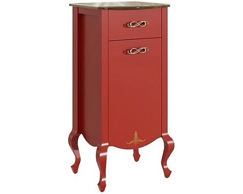 Купить Тумба красный матовый 48,6 см L Caprigo Bourget 11065L-B014 в магазине сантехники Santeh-Crystal.ru
