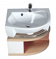 Тумба 56 см береза/белый Ravak SDU Rosa L X000000238