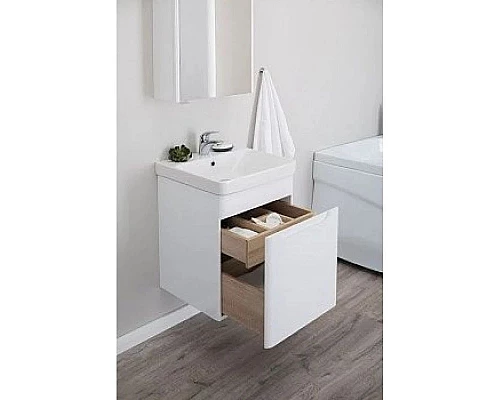 Приобрести Тумба белый глянец 48,8 см Aquanet София 00201745 в магазине сантехники Santeh-Crystal.ru