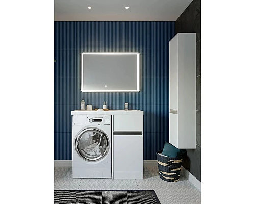 Приобрести Тумба белый глянец 42 см Акватон Лондри 1A236001LH010 в магазине сантехники Santeh-Crystal.ru