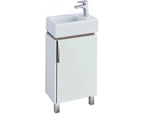 Приобрести Тумба с раковиной белый глянец/джарра 46 см Акватон Бэлла 1A2215K1BBAZ0 в магазине сантехники Santeh-Crystal.ru