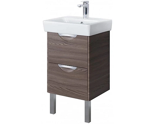Заказать Тумба с раковиной дуб макиато 50 см Акватон Сильва 1A2117K1SIW50 в магазине сантехники Santeh-Crystal.ru