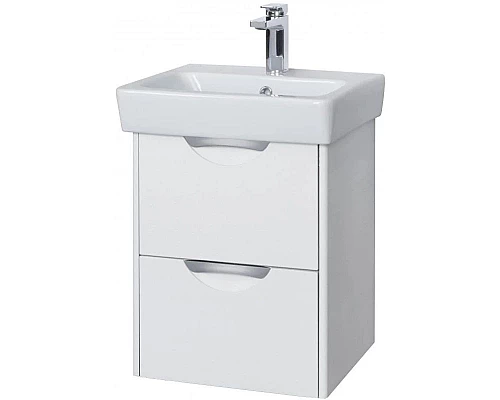 Приобрести Тумба с раковиной дуб полярный 50 см Акватон Сильва 1A2117K1SIW70 в магазине сантехники Santeh-Crystal.ru