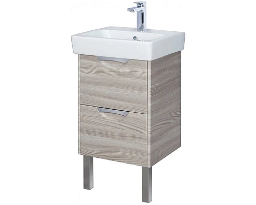 Купить Тумба с раковиной дуб фьорд 50 см Акватон Сильва 1A2117K1SIW60 в магазине сантехники Santeh-Crystal.ru