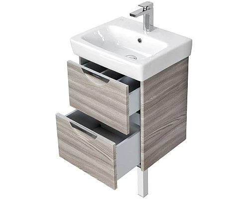 Купить Тумба с раковиной дуб фьорд 50 см Акватон Сильва 1A2117K1SIW60 в магазине сантехники Santeh-Crystal.ru