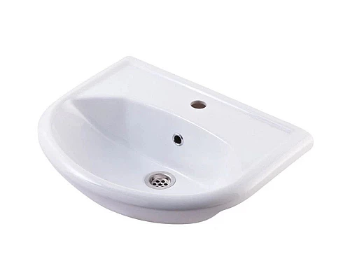 Приобрести Тумба с раковиной белый глянец 55,5 см Corozo Орфей SETSD-00000360/SD-00000065 в магазине сантехники Santeh-Crystal.ru