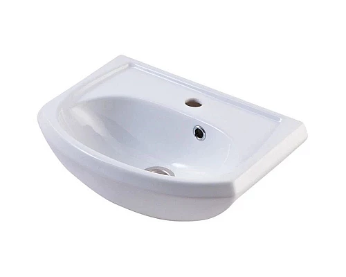 Заказать Тумба с раковиной белый глянец 46 см Corozo Орфей SETSD-00000384/SD-00000088 в магазине сантехники Santeh-Crystal.ru