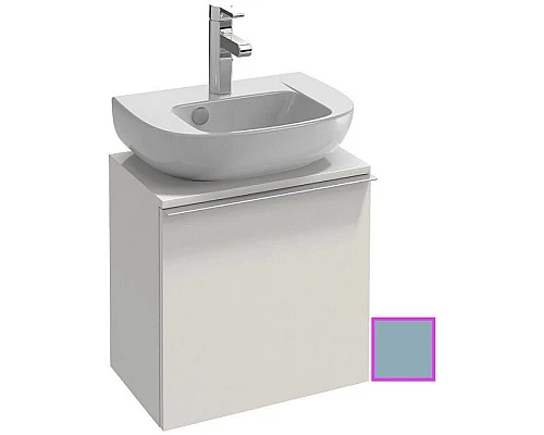 Приобрести Тумба аквамарин матовый 45,2 см шарниры слева Jacob Delafon Odeon Up EB999G-M43 в магазине сантехники Santeh-Crystal.ru