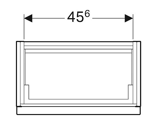 Купить Тумба платина глянец 52 см Geberit iCon 840054000 в магазине сантехники Santeh-Crystal.ru