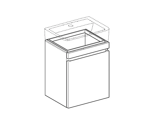 Купить Тумба натуральный дуб 48 см Geberit Renova Plan 869553000 в магазине сантехники Santeh-Crystal.ru