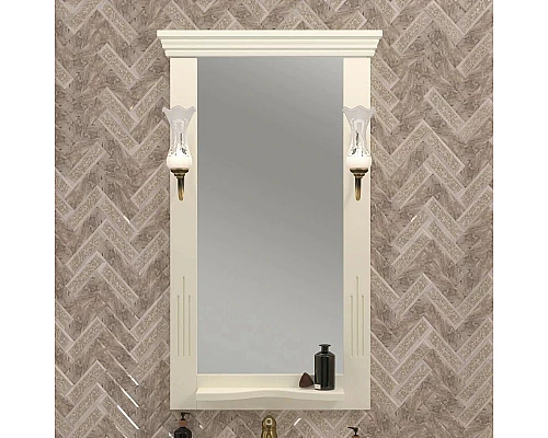 Приобрести Комплект мебели слоновая кость 55,5 см Opadiris Риспекто в магазине сантехники Santeh-Crystal.ru