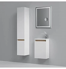 Комплект мебели белый глянец 55 см Am.Pm X-Joy M85AFHX0451WG + M85AWCC0452WG + M91AMOX0553WG