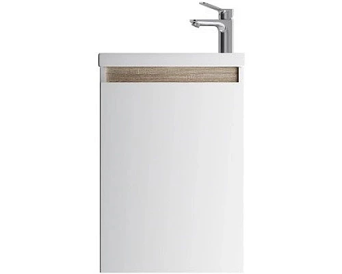 Приобрести Комплект мебели белый глянец 55 см Am.Pm X-Joy M85AFHX0451WG + M85AWCC0452WG + M91AMOX0553WG в магазине сантехники Santeh-Crystal.ru