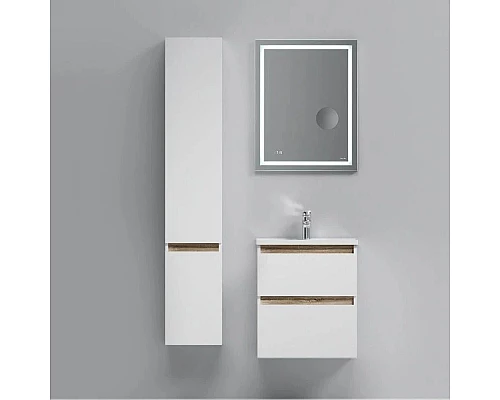 Заказать Комплект мебели белый глянец 55 см Am.Pm X-Joy M85AFHX0552WG + M85AWCC0552WG + M91AMOX0553WG в магазине сантехники Santeh-Crystal.ru
