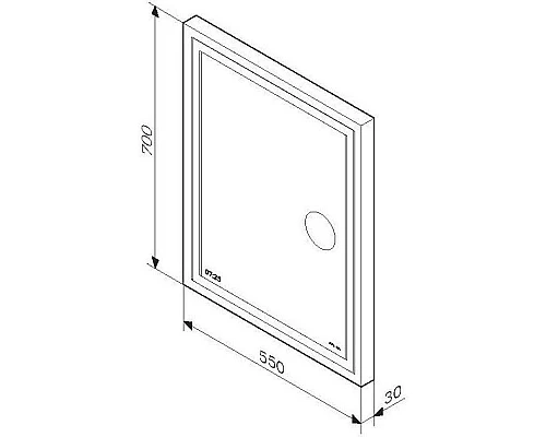 Приобрести Комплект мебели белый глянец 55 см Am.Pm X-Joy M85AFSX0451WG + M85AWCC0452WG + M91AMOX0553WG в магазине сантехники Santeh-Crystal.ru