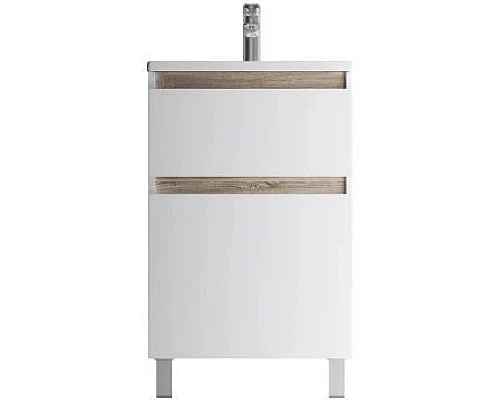 Заказать Комплект мебели белый глянец 55 см Am.Pm X-Joy M85AFSX0552WG + M85AWCC0552WG + M91AMOX0551WG в магазине сантехники Santeh-Crystal.ru