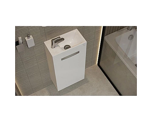 Заказать Тумба белый матовый 38,5 см Velvex Estea tpEST.40.1D-233 в магазине сантехники Santeh-Crystal.ru