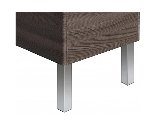 Заказать Комплект мебели дуб макиато 50 см Акватон Сильва 1A211701SIW50 + 1WH302184 + 1A215502SIW5L в магазине сантехники Santeh-Crystal.ru