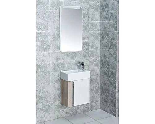 Заказать Комплект мебели белый глянец/ясень шимо 46 см Акватон Вита 1A221401VTD70 + 1WH301972 + 1A221902VT010 в магазине сантехники Santeh-Crystal.ru