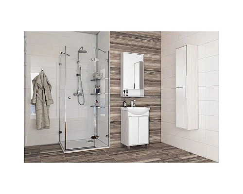 Приобрести Комплект мебели белый глянец/ясень фабрик 50,5 см Акватон Рико 1A212401RIB90 + 1WH207781 + 1A212302RIB90 в магазине сантехники Santeh-Crystal.ru