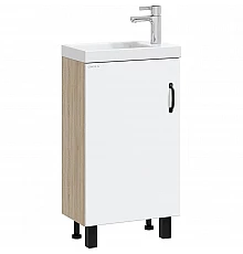 Тумба дуб сонома/белый матовый 45 см Onika Тимбер 104508