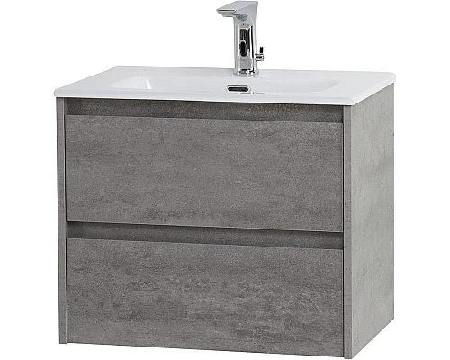 Купить Тумба Cemento Grigio 50 см BelBagno Kraft KRAFT 39-500/390-2C-SO-CG в магазине сантехники Santeh-Crystal.ru