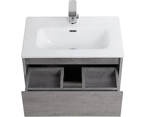 Купить Тумба Cemento Grigio 50 см BelBagno Kraft KRAFT 39-500/390-2C-SO-CG в магазине сантехники Santeh-Crystal.ru