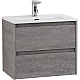 Купить Тумба Cemento Grigio 50 см BelBagno Kraft KRAFT 39-500/390-2C-SO-CG в магазине сантехники Santeh-Crystal.ru