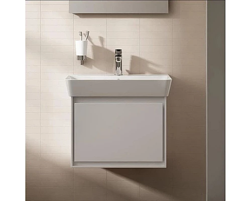 Приобрести Тумба белый глянец/белый матовый 60 см 1 ящик Ideal Standard Connect Air Cube E0846B2 в магазине сантехники Santeh-Crystal.ru