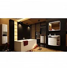 Тумба 78 см белый глянец Ravak SDU Rosa Comfort L X000000328