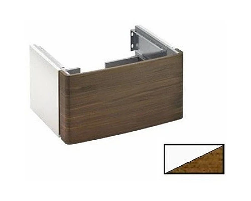 Приобрести Тумба белый/грецкий орех 70 см KEUCO Elegance 31640386800 в магазине сантехники Santeh-Crystal.ru