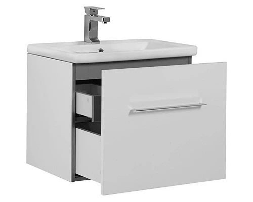 Приобрести Тумба белый 58,8 см Aquanet Порто 00195730 в магазине сантехники Santeh-Crystal.ru
