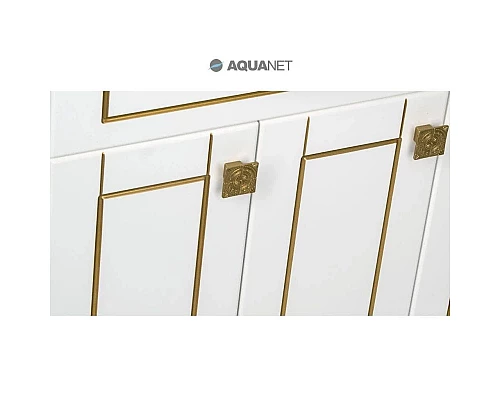 Заказать Тумба белый/патина золото 69 см Aquanet Честер 00186100 в магазине сантехники Santeh-Crystal.ru