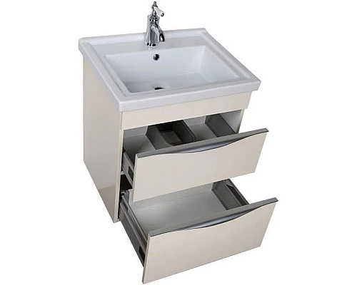 Купить Тумба кремовый 55,5 см Aquanet Эвора 00184011 в магазине сантехники Santeh-Crystal.ru