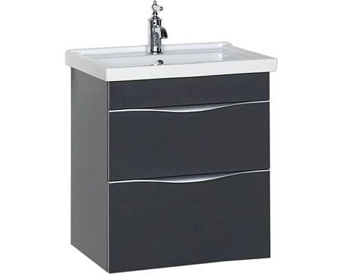 Заказать Тумба серый антрацит 55,5 см Aquanet Эвора 00184031 в магазине сантехники Santeh-Crystal.ru