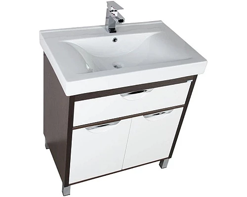 Заказать Тумба белый/венге 72 см Aquanet Гретта 00171584 в магазине сантехники Santeh-Crystal.ru